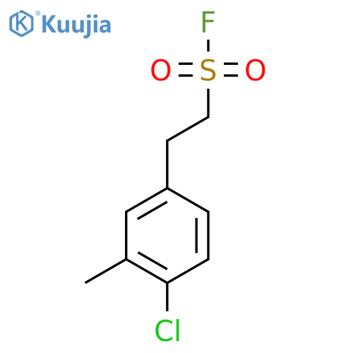 2-(4-chloro-3-methylphenyl)ethane-1-sulfonyl fluoride structure