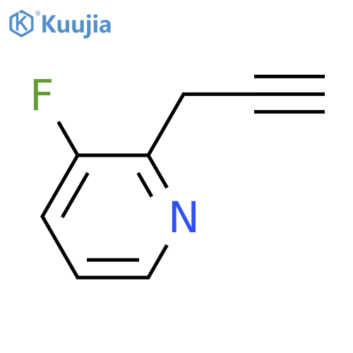3-fluoro-2-(prop-2-yn-1-yl)pyridine structure