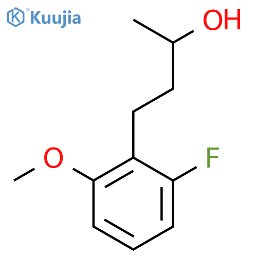 4-(2-Fluoro-6-methoxyphenyl)butan-2-ol structure