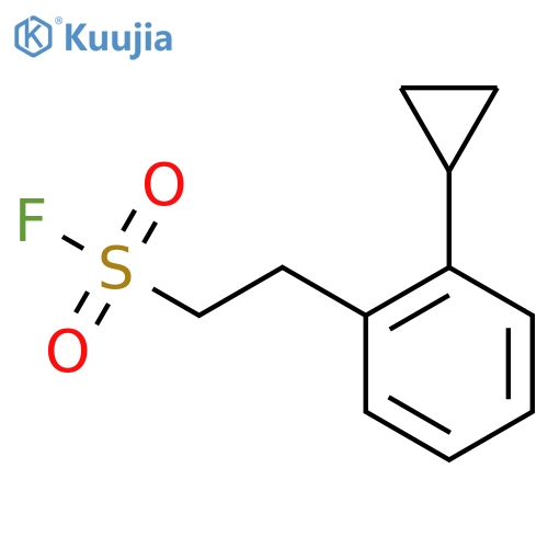 2-(2-cyclopropylphenyl)ethane-1-sulfonyl fluoride structure