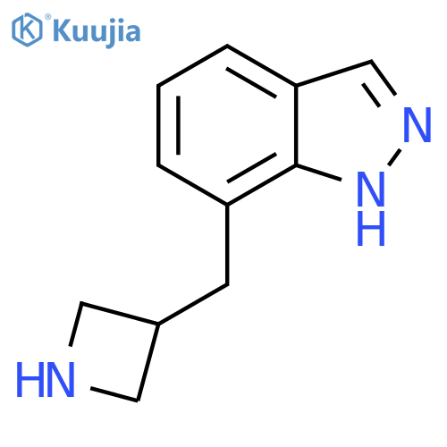 7-(azetidin-3-yl)methyl-1H-indazole structure