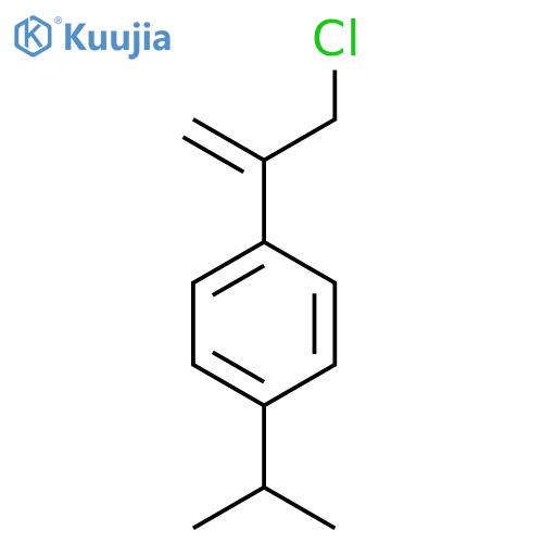 1-(3-chloroprop-1-en-2-yl)-4-(propan-2-yl)benzene structure