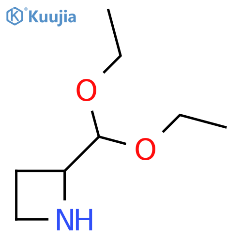 2-(diethoxymethyl)azetidine structure