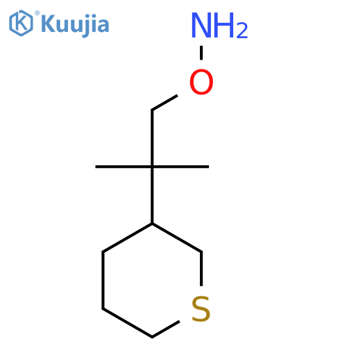 O-2-methyl-2-(thian-3-yl)propylhydroxylamine structure