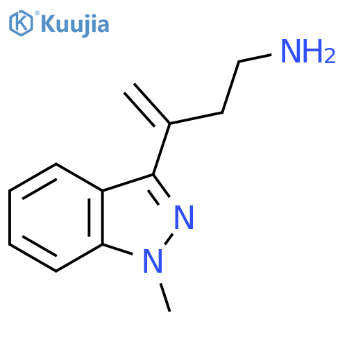 3-(1-methyl-1H-indazol-3-yl)but-3-en-1-amine structure