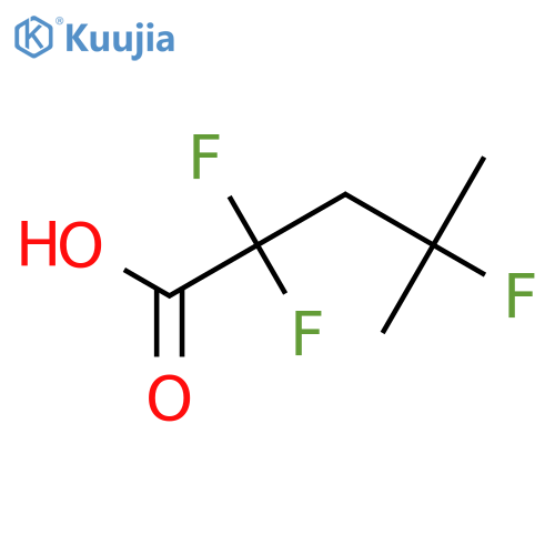 2,2,4-trifluoro-4-methylpentanoic acid structure