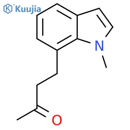 4-(1-methyl-1H-indol-7-yl)butan-2-one structure