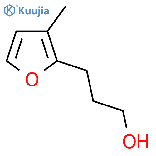 3-(3-methylfuran-2-yl)propan-1-ol structure
