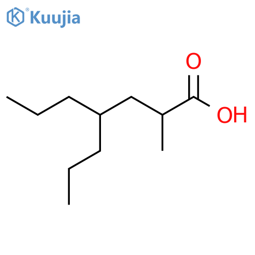 2-methyl-4-propylheptanoic acid structure