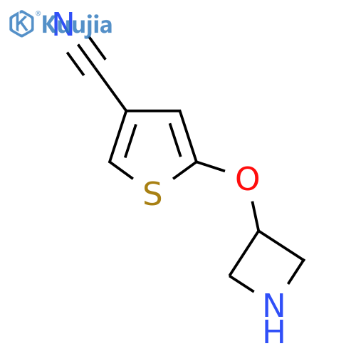 5-(azetidin-3-yloxy)thiophene-3-carbonitrile structure
