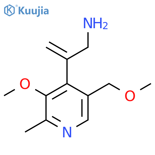 2-3-methoxy-5-(methoxymethyl)-2-methylpyridin-4-ylprop-2-en-1-amine structure
