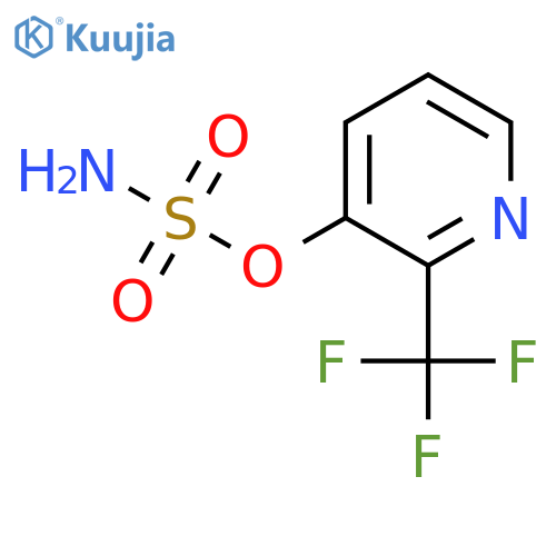 2-(trifluoromethyl)pyridin-3-yl sulfamate structure