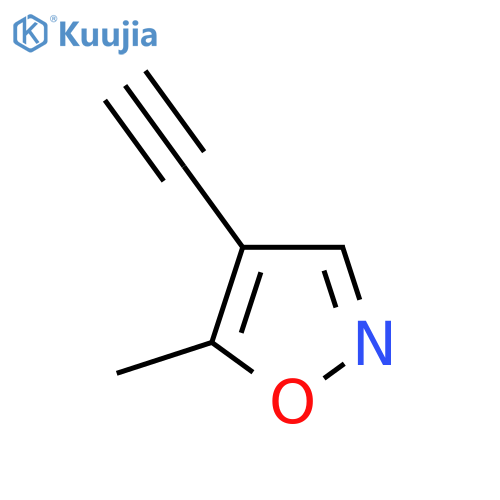 4-ethynyl-5-methyl-1,2-oxazole structure