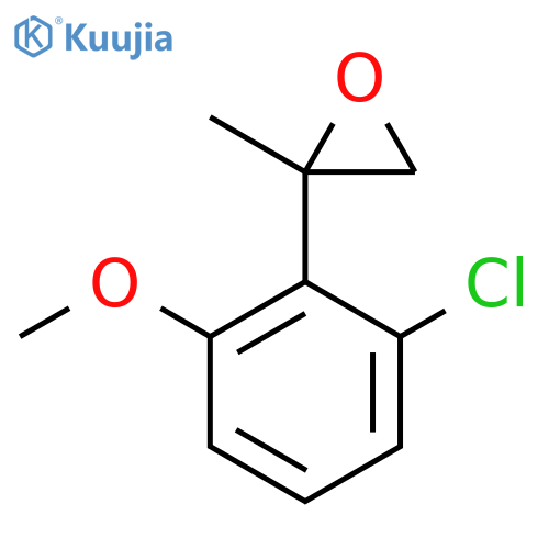 2-(2-chloro-6-methoxyphenyl)-2-methyloxirane structure