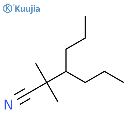 2,2-dimethyl-3-propylhexanenitrile structure