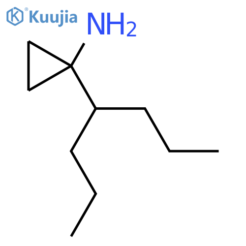 1-(heptan-4-yl)cyclopropan-1-amine structure