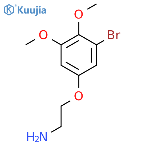 2-(3-bromo-4,5-dimethoxyphenoxy)ethan-1-amine structure