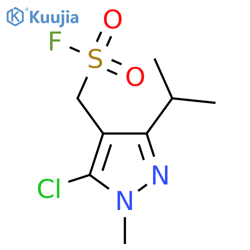 5-chloro-1-methyl-3-(propan-2-yl)-1H-pyrazol-4-ylmethanesulfonyl fluoride structure