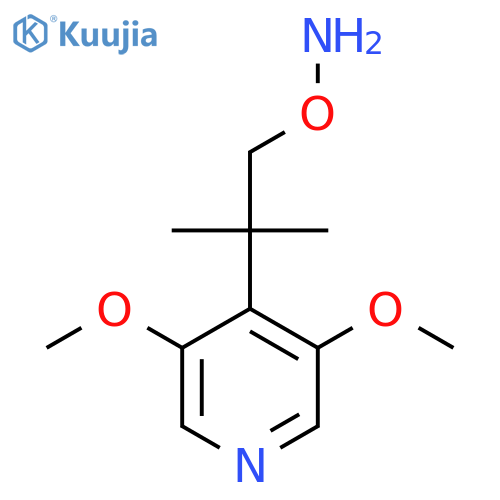 O-2-(3,5-dimethoxypyridin-4-yl)-2-methylpropylhydroxylamine structure
