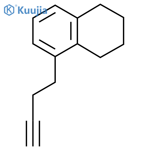 5-(but-3-yn-1-yl)-1,2,3,4-tetrahydronaphthalene structure