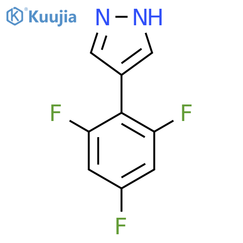 4-(2,4,6-trifluorophenyl)-1H-pyrazole structure