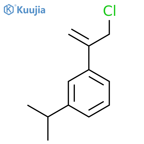 1-(3-chloroprop-1-en-2-yl)-3-(propan-2-yl)benzene structure