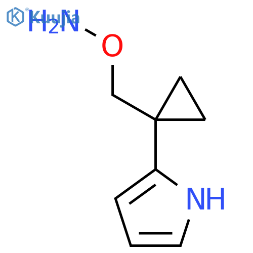 O-{1-(1H-pyrrol-2-yl)cyclopropylmethyl}hydroxylamine structure