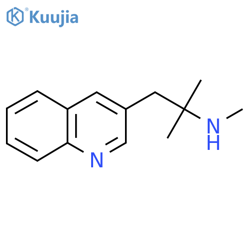 methyl2-methyl-1-(quinolin-3-yl)propan-2-ylamine structure