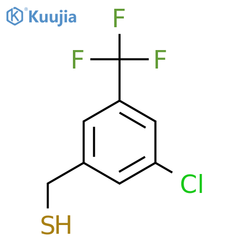 3-chloro-5-(trifluoromethyl)phenylmethanethiol structure