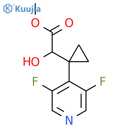 methyl 2-1-(3,5-difluoropyridin-4-yl)cyclopropyl-2-hydroxyacetate structure