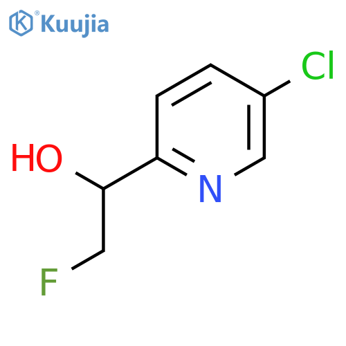 1-(5-chloropyridin-2-yl)-2-fluoroethan-1-ol structure