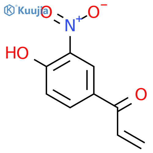 1-(4-hydroxy-3-nitrophenyl)prop-2-en-1-one structure