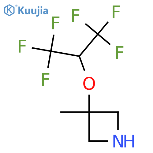3-(1,1,1,3,3,3-hexafluoropropan-2-yl)oxy-3-methylazetidine structure