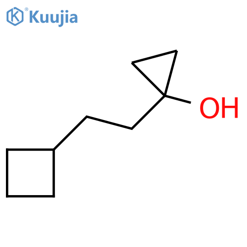 1-(2-cyclobutylethyl)cyclopropan-1-ol structure