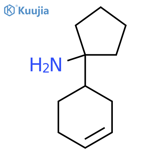 1-(cyclohex-3-en-1-yl)cyclopentan-1-amine structure