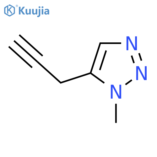 1-methyl-5-(prop-2-yn-1-yl)-1H-1,2,3-triazole structure