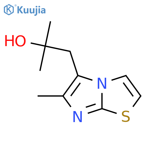 2-methyl-1-{6-methylimidazo2,1-b1,3thiazol-5-yl}propan-2-ol structure