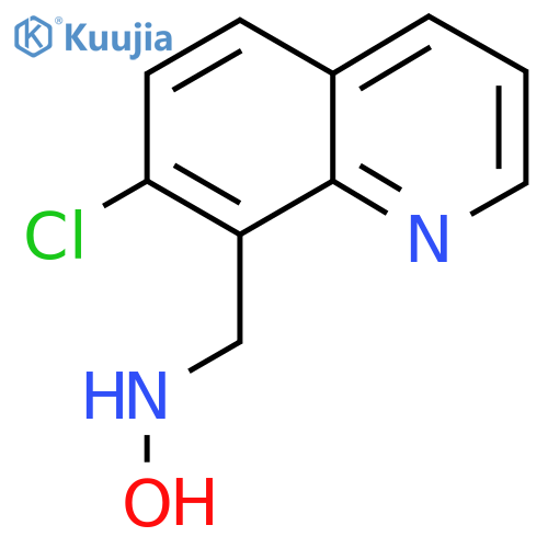 N-(7-chloroquinolin-8-yl)methylhydroxylamine structure