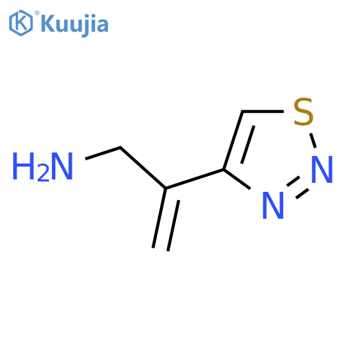 2-(1,2,3-Thiadiazol-4-yl)prop-2-en-1-amine structure