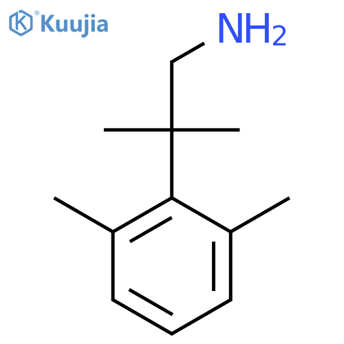 2-(2,6-dimethylphenyl)-2-methylpropan-1-amine structure