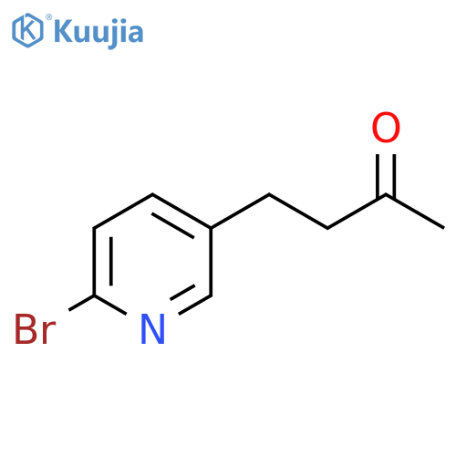 4-(6-bromopyridin-3-yl)butan-2-one structure