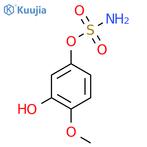 3-hydroxy-4-methoxyphenyl sulfamate structure