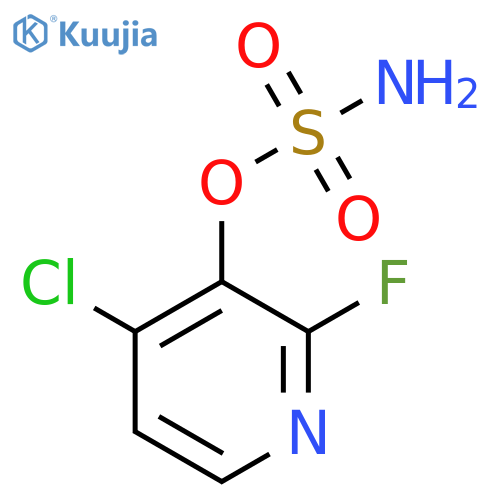 4-chloro-2-fluoropyridin-3-yl sulfamate structure