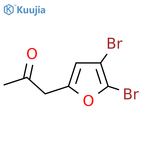 1-(4,5-dibromofuran-2-yl)propan-2-one structure