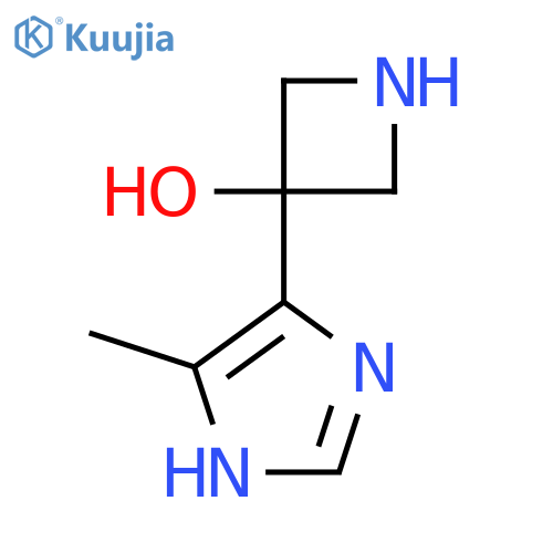 3-(4-methyl-1H-imidazol-5-yl)azetidin-3-ol structure