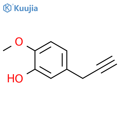 2-methoxy-5-(prop-2-yn-1-yl)phenol structure