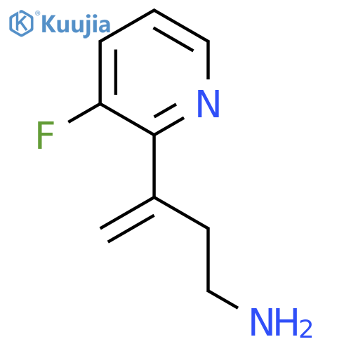 3-(3-fluoropyridin-2-yl)but-3-en-1-amine structure