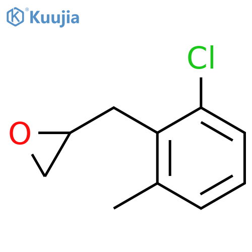 2-(2-chloro-6-methylphenyl)methyloxirane structure
