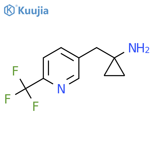 1-{6-(trifluoromethyl)pyridin-3-ylmethyl}cyclopropan-1-amine structure