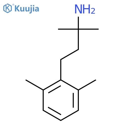 4-(2,6-dimethylphenyl)-2-methylbutan-2-amine structure